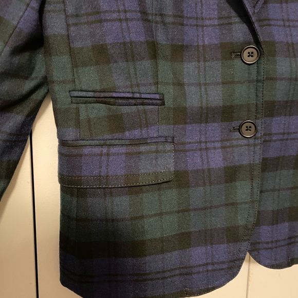 J. Crew Factory Black Watch Plaid blazer - Picture 2 of 5